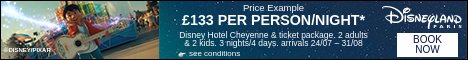 Disneyland Paris hotel bookings